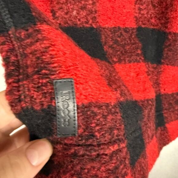 Roots buffalo plaid wool blend full zip Seymour jacket Gorpcore Alpine Casual - Picture 9 of 12